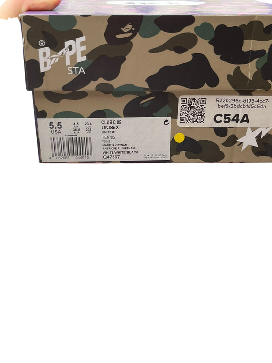 Reebook Club C85 Bape ( White )