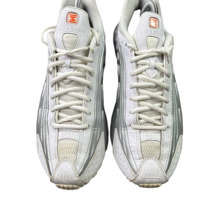 Nike Shox R4 ( White Metallic Silver ) taille 44