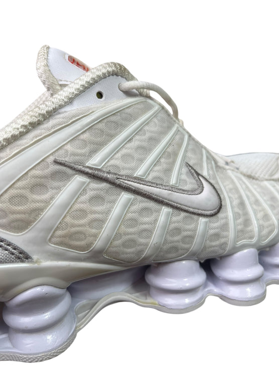 Nike Shox TL ( White Metallic Silver ) taille 44