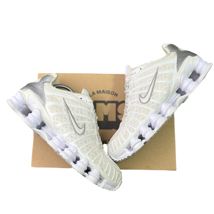 Nike Shox TL ( White Metallic Silver ) taille 44