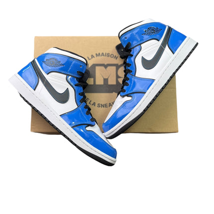 Jordan 1 Mid ( Signal Blue ) taille 42